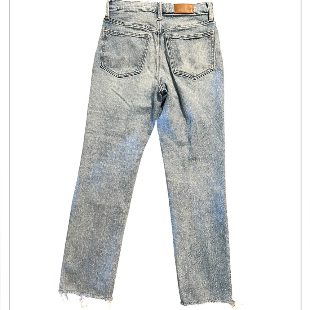 Madewell The Perfect Vintage Jean  Size 28 Distressed Knee - Picture 7 of 8